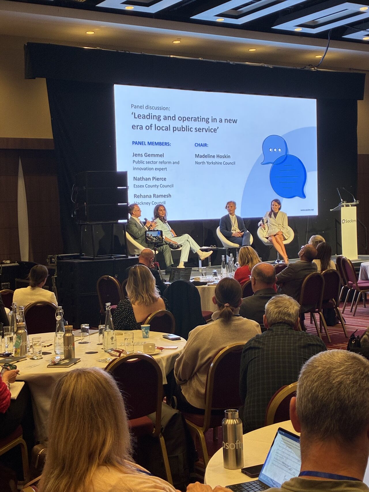 Panel session on leadership in local public services at the Socitm Presidents' Conference 2026
