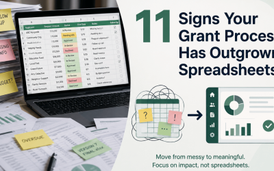 11 Signs Your Grant Process Has Outgrown Spreadsheets