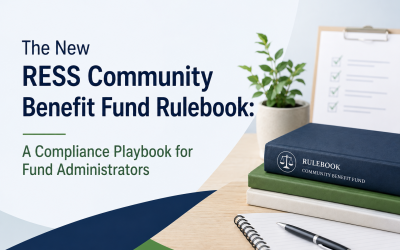 The New RESS Community Benefit Fund Rulebook: A Compliance Playbook for Fund Administrators