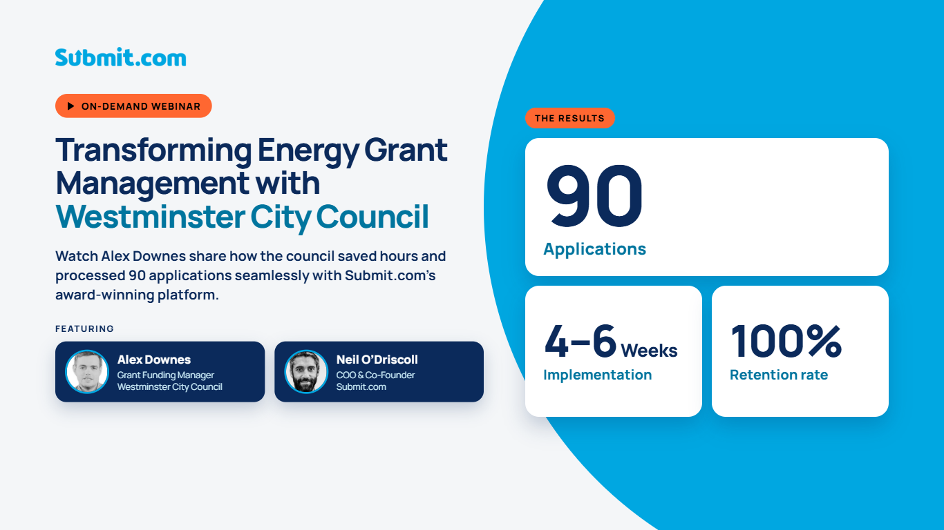 How Westminster Council Digitised Grant Management